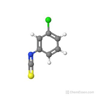 3-Chlorophenyl isothiocyanate Structure - C7H4ClNS - Over 100 million ...