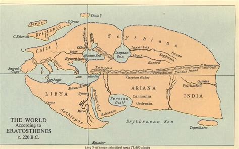 Eratosthenes Map Of The World - Map Of The World