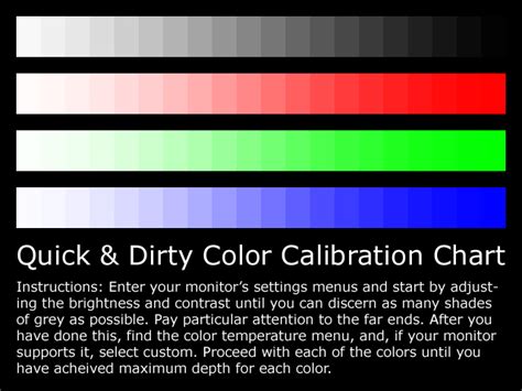 Monitor color calibration image - SF Wallpaper