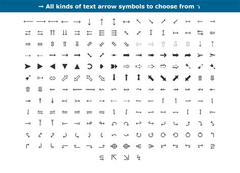 💘 Arrow symbols easy⇗² { copy⇔paste }