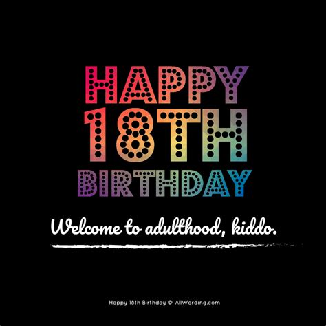 18th Birthday Quotes - ShortQuotes.cc