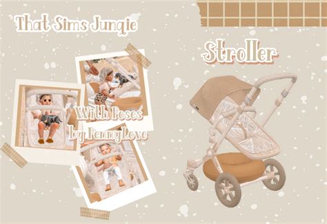 Stroller collab with pennyloveposes that sims junqie on patreon – Artofit