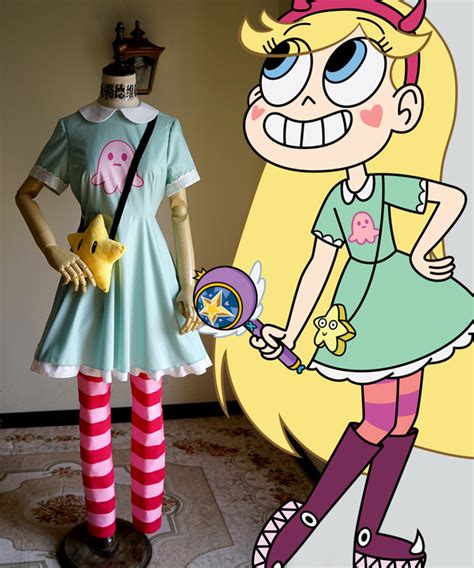 Star vs. The Forces of Evil Cosplay, Star Butterfly Dress Set