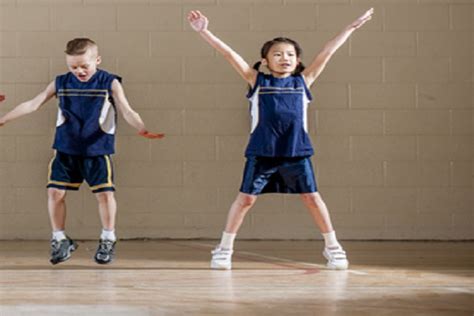 Children Doing Jumping Jacks - Young World Club