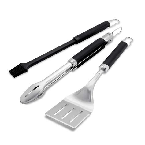 Weber Precision Grill Tool Set (3-Piece) 6772 - The Home Depot