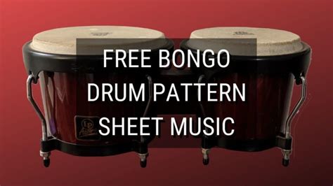 40 Bongo Drum Patterns: Martillo, Rock, R&B, Swing, Bachata, Funk ...