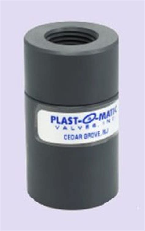 Plast-O-Matic Series CKD Compact Thermoplastic Diaphragm Check Valves ...