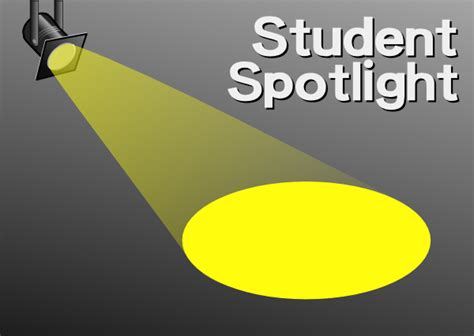 Student Spotlight clip art Free Vector / 4Vector