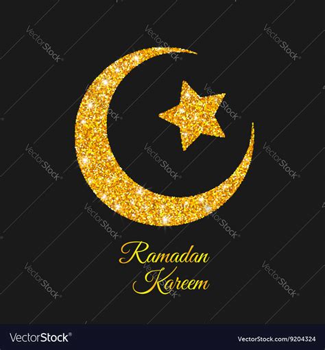 Ramadan kareem ramadan moon islam symbol Vector Image