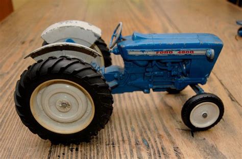 Vintage Toy Ford 4000 Ertl Pressed Steel Farm Tractor with | Etsy ...