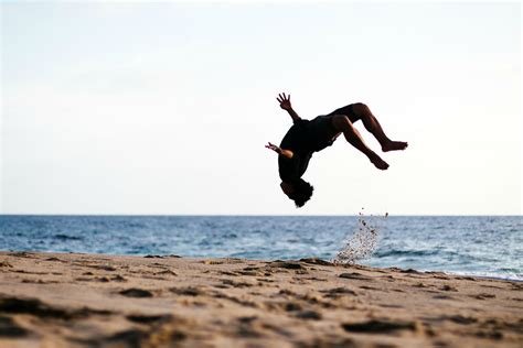 Guy mid backflip. : r/photoshopbattles