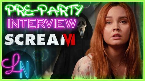 Scream 6 Interview: Liana Liberato Tells All About Quinn Bailey - YouTube