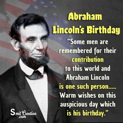 Best Quote Pic For Abraham Lincoln’s Birthday - SmitCreation.com