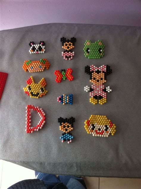 Wow, look all of these lovely Aquabeads creations | Beaded crafts, Bead ...