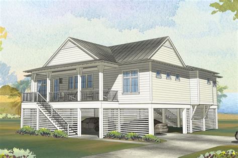 Plan 970093VC: 2100 Square Foot Coastal Contemporary House Plan with ...