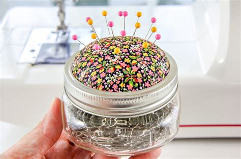 How To Make a Pin Cushion Jar - Make and Takes