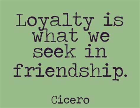 Loyalty Is What We Seek In Friendship - Desi Comments