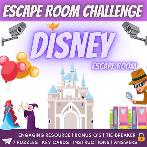 Cre8tive Resources - Disney Escape Room