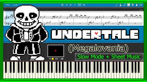 Megalovania (Sans Battle) 👻 Undertale 🎮 [Slow] (PIANO TUTORIAL) 🎹 #64 ...