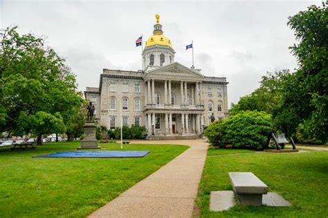 New Hampshire State House Capitol Building in Concord Stock Image ...