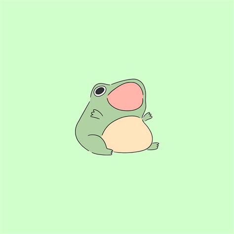 Cute frog, cartoon, heart, love, HD phone wallpaper | Peakpx