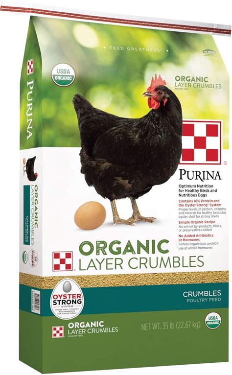 Buy Purina Organic Layer Crumbles Chicken Feed , 35 lb Online at Lowest ...