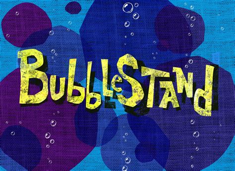 Bubblestand | SpongeBob Dictionary Wiki | Fandom