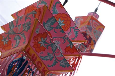 Colorful of Lanterns for Chinese New Year Festival Stock Image - Image ...