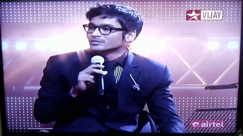 Dhanush About Vijay @#Vijayawards London - YouTube