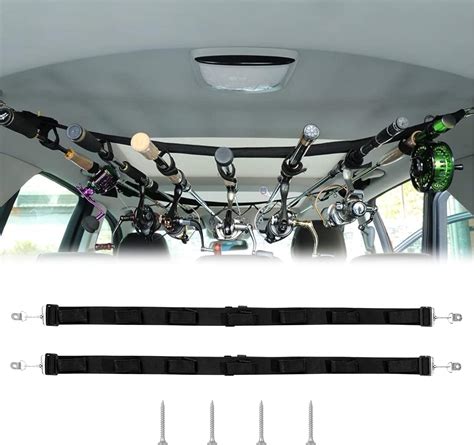 Amazon.com: Vehicle Fishing Rod Holder, Heavy Duty Nylon Strap for ...