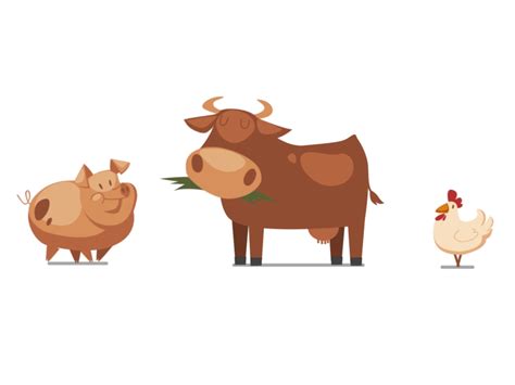 Animals | Cute gif, Motion design animation, Farm cartoon