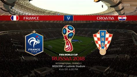 France Vs Croatia - Full Match | World Cup 2018 Final | Itv1 ...