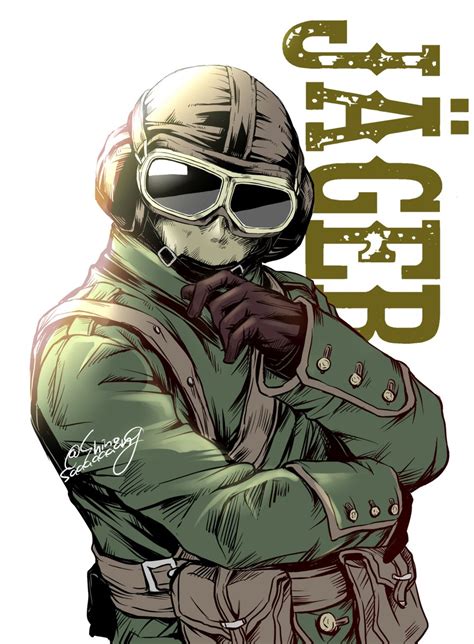 Shino's Jager elite skin art : r/Rainbow6