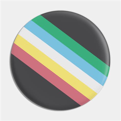 Disability Pride Flag - Disability Pride Flag - Pin | TeePublic