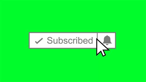 SUBSCRIBE CLICK BUTTON GREEN SCREEN WITH SOUND !!! - YouTube