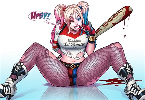 Wallpaper : ilustrasi, anime, karya seni, gambar kartun, Harley Quinn ...