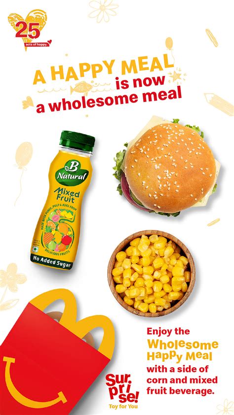 The McDonald’s Happy Meal has received an health upgrade