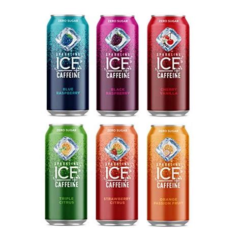 Sparkling Ice +Caffeine, Naturally Flavored Sparkling Water ...