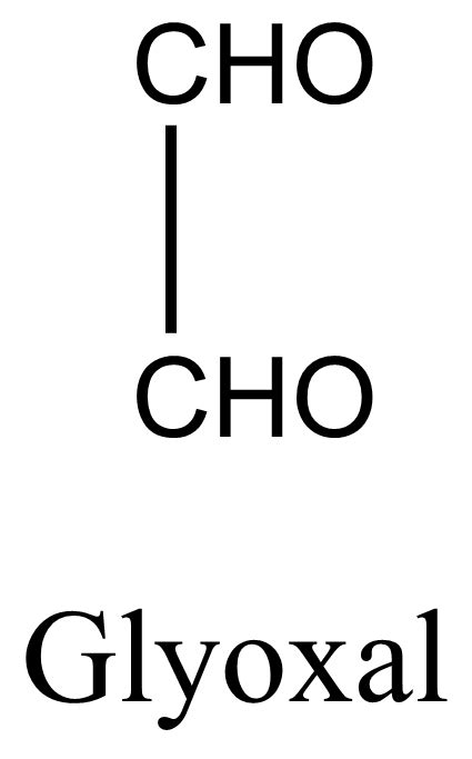 Glyoxal on reacting with strong alkali gives