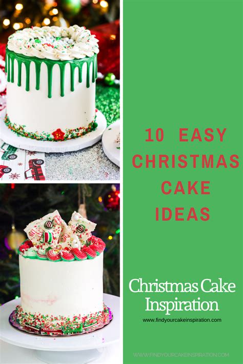 Easy Christmas Cake Design Ideas | Psoriasisguru.com