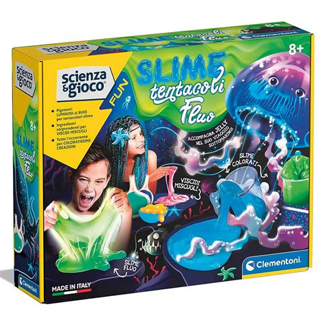 CLEMENTONI SCIENCE & PLAY SLIME FUN TENTACLES FLUORESCENT SCIENTIFIC ...