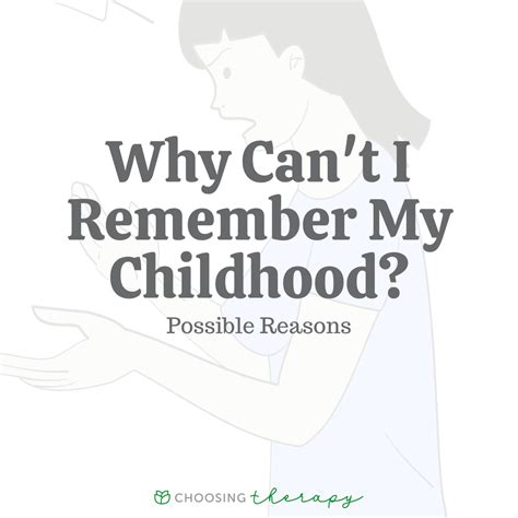 5 Reasons Why You Can’t Remember Your Childhood