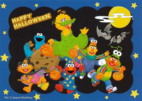 My Favorite Postcards: Happy Halloween from Sesame Street