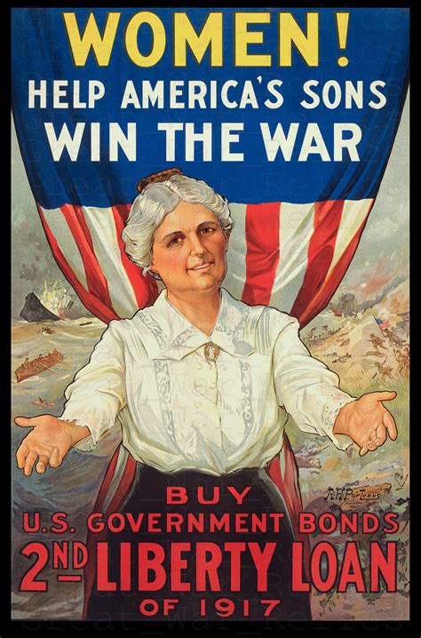 WWI American Liberty Loan Propaganda Poster US Government | Etsy