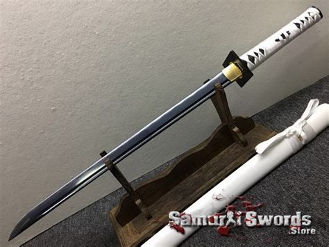 Wakizashi Ninjato Sword for Sale With Black Acid Dye, Real Wakizashi ...