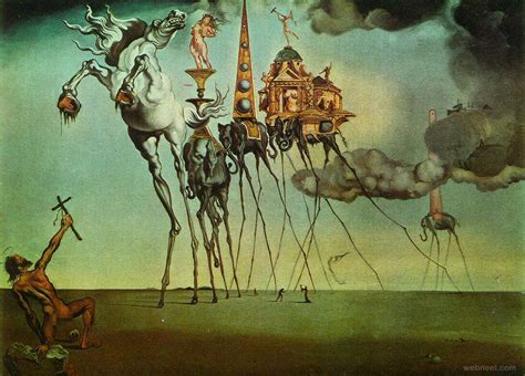 25 Famous Salvador Dali Paintings - Surreal and Optical illusion Paintings