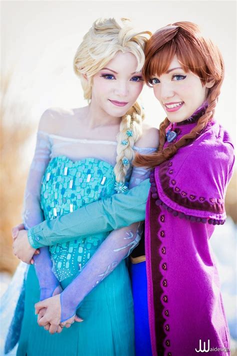 elsa and anna cosplay Frozen Cosplay, Elsa Cosplay, Frozen Costume ...