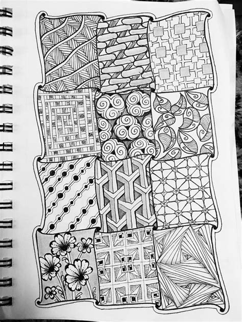 5+ Astounding Exercises To Get Better At Drawing Ideas | Zentangle ...