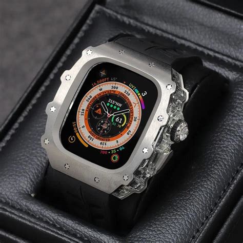 [New] Titanium Alloy Case for Apple Watch 44/45/46/49mm - DOUBLE VISIO ...