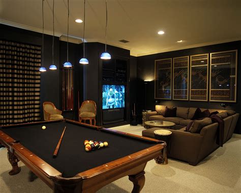 Dining Room Billiard Table | Pool table room, Man cave home bar, Man room